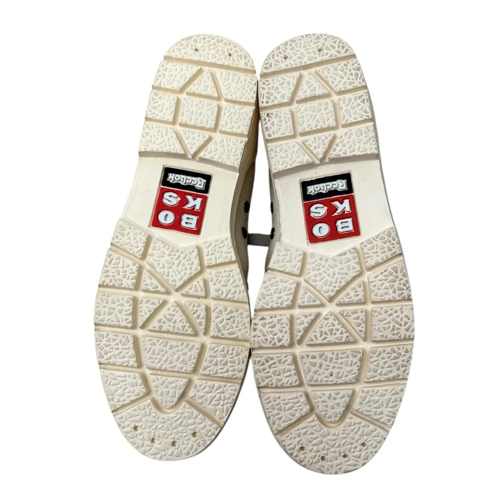 Boks by‎ Reebok Women's Beige Canvas Sneakers 7.5